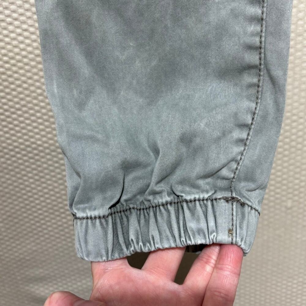 American Eagle Women's Size 6 Gray Green Stretch Utility Jogger Pants Drawstring - Picture 2 of 10